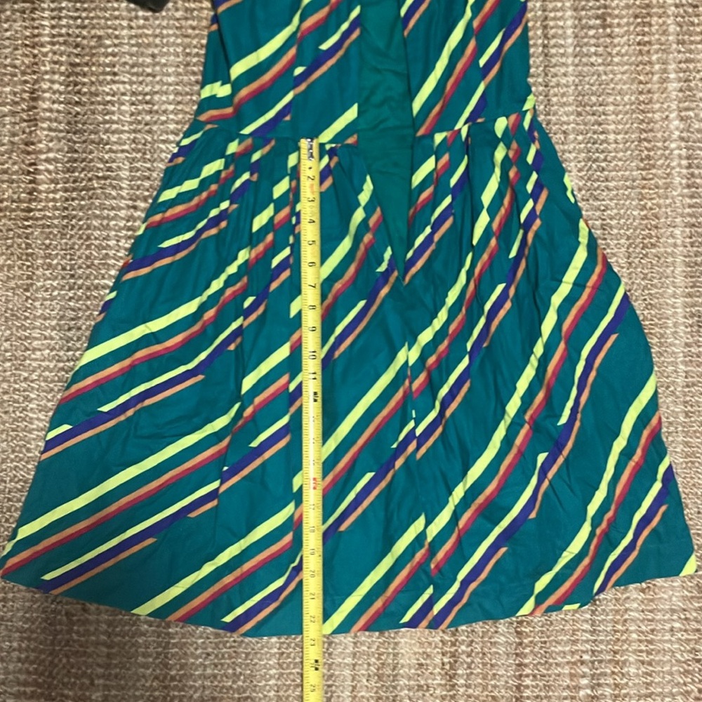 Colorful Striped Cotton Dress - Picture 6 of 6